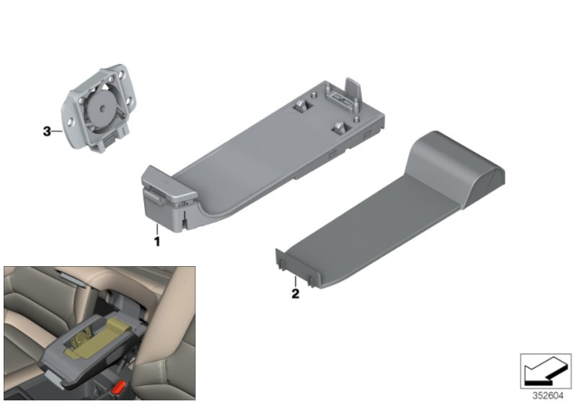 2020 BMW i3s Cover Diagram for 84109169728