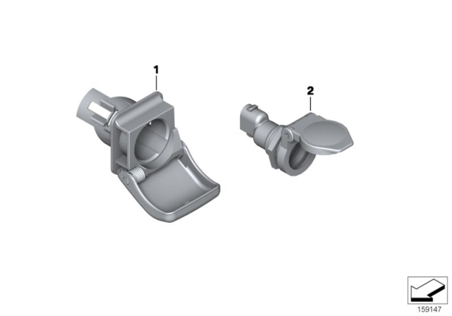 2014 BMW X6 Sockets Diagram