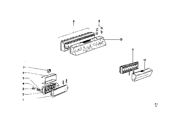 1969 BMW 2000 Fuse Box Diagram 1