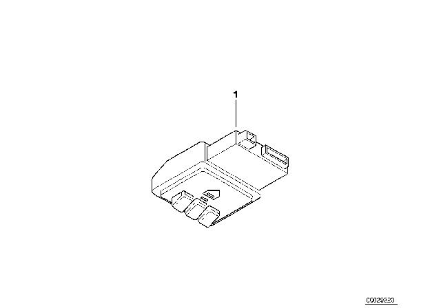 2000 BMW 540i Universal Transmitter Diagram