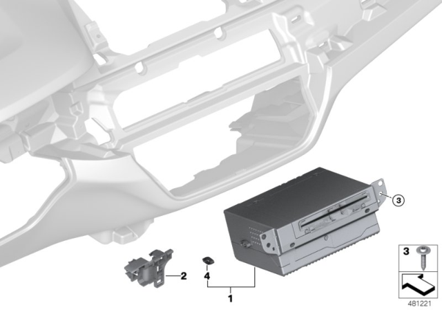 2018 BMW X3 Headunit Diagram 2