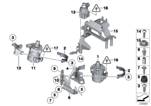 2010 BMW X6 Holder Diagram for 12367591649