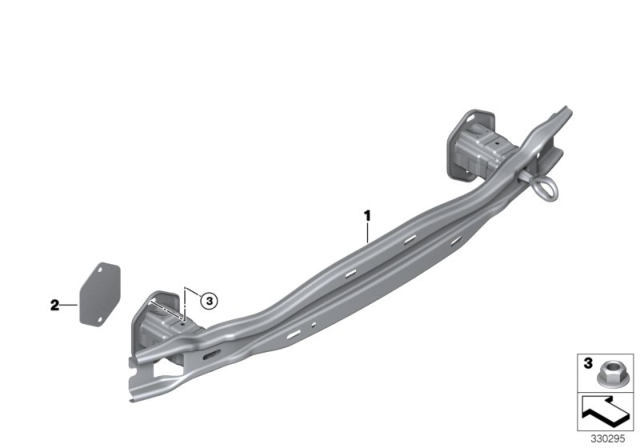 2015 BMW 435i Carrier, Rear Diagram