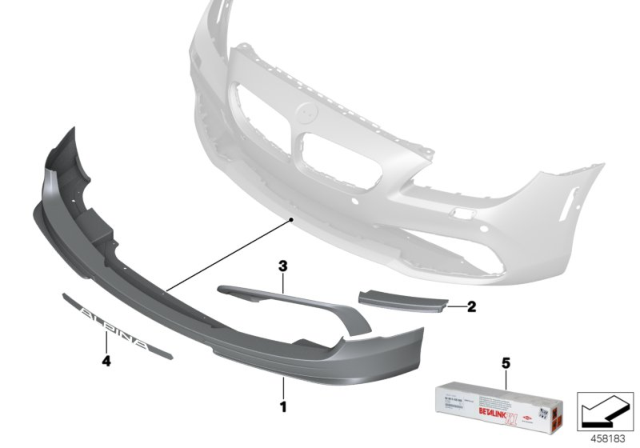 2018 BMW Alpina B6 xDrive Gran Coupe Facing, Mounting Element, Right Diagram for 51117990092