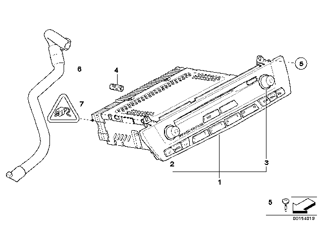 2006 BMW Z4 CID Control, CD Diagram