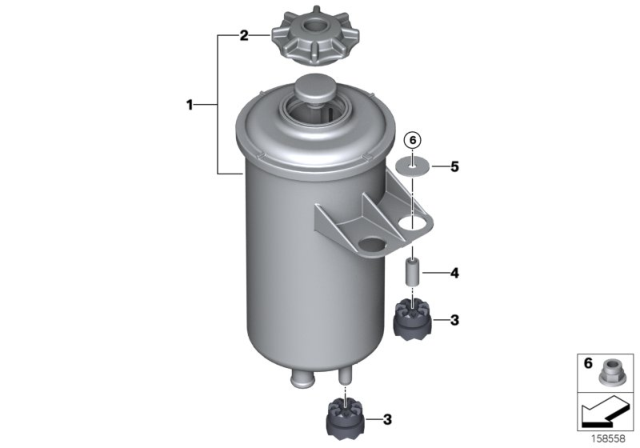 2013 BMW X5 Oil Carrier / Single Parts Diagram