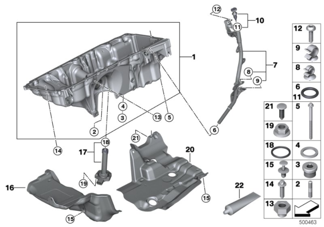 2018 BMW X5 Acoustic Cover Front Diagram for 11148570574