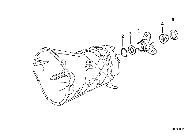 1991 BMW 850i Gear Wheel Set Parts (S6S560G) Diagram