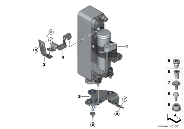 2016 BMW 330e Condenser, Air Conditioning Diagram