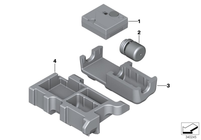 2013 BMW M5 Storage, Mobility System Diagram for 71106792430