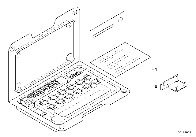 2008 BMW 328xi Switch Unit, Centre Console Diagram