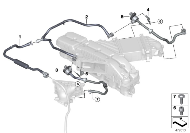2017 BMW M760i xDrive Fuel Tank Breather Valve Diagram