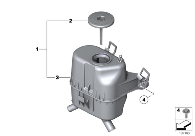 2010 BMW 760Li Oil Carrier / Single Parts Diagram