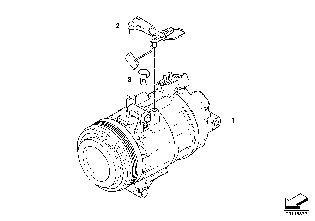 2005 BMW Z4 Rp Air Conditioning Compressor Diagram