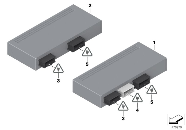 2015 BMW 550i Control Unit, Tailgate Lift Diagram