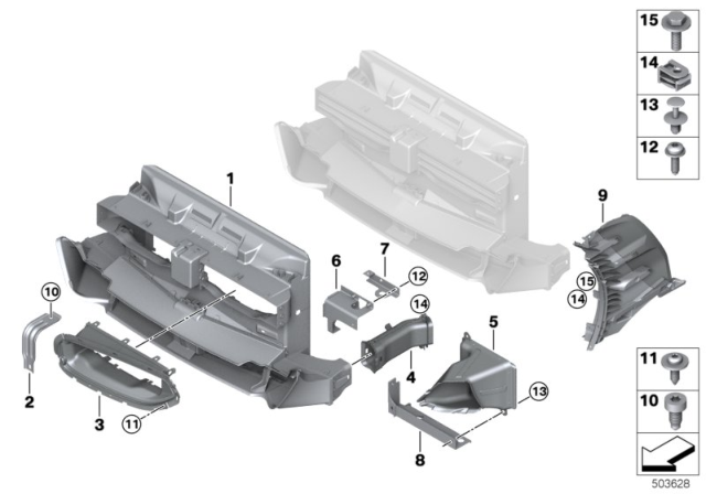 2019 BMW Z4 Air Ducts Diagram