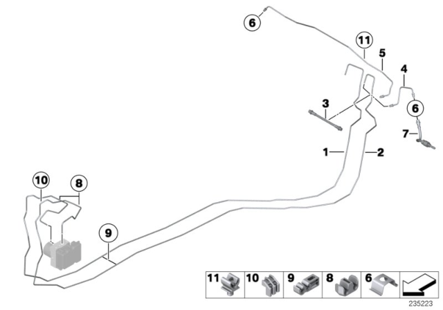 2011 BMW 1 Series M Pipe Diagram for 34326853515