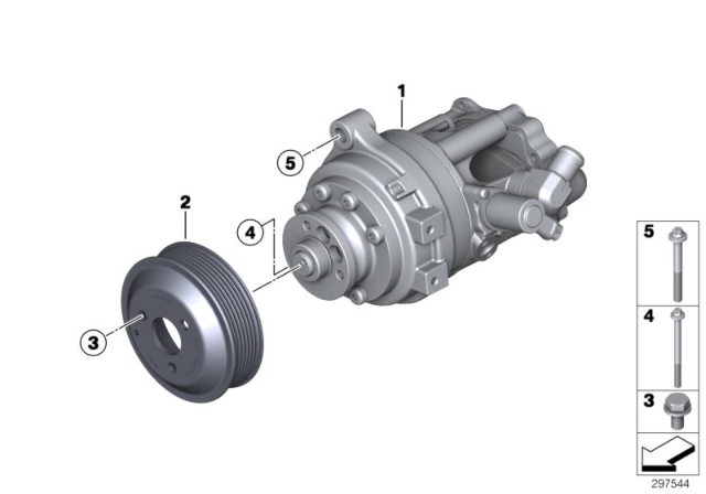 2015 BMW 760Li Hydraulic Pump Diagram