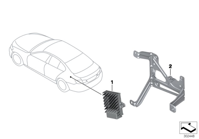 2014 BMW 528i Active Sound Design Diagram