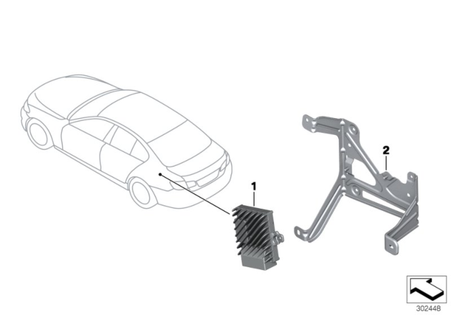 2015 BMW 528i Active Sound Design Diagram