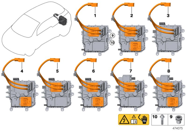 2020 BMW i3s Control Unit, Convenience Charger Electronics Kle Diagram