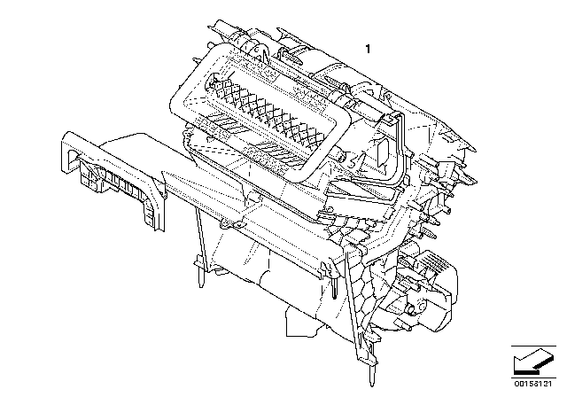 2010 BMW X5 Distributor Housing With Flaps Diagram