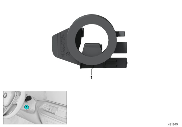 2020 BMW X6 Emergency Starting Coil Diagram