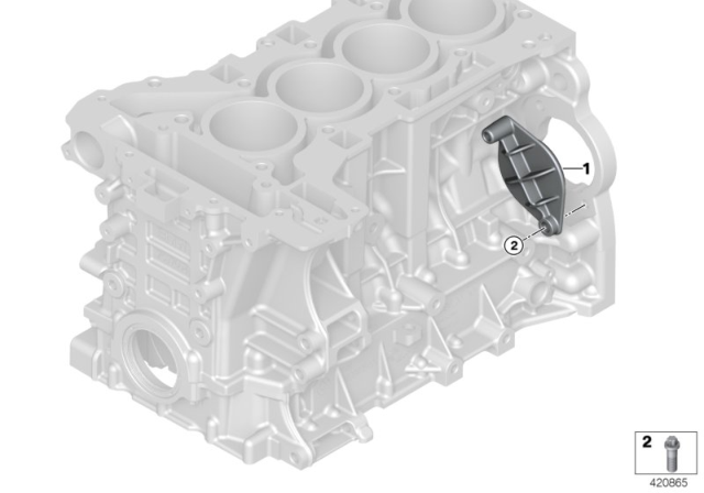 2018 BMW X5 Crankcase / Sealing Cap Diagram