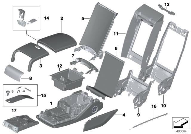 2017 BMW 740i Repair Kit Diagram for 52207377443