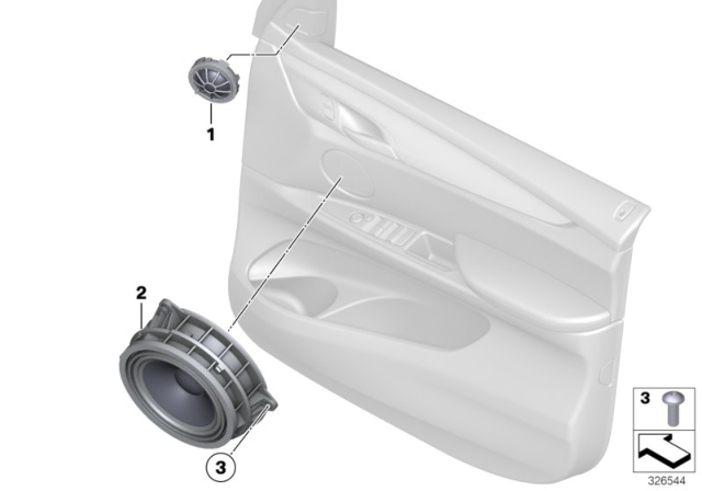 2015 BMW X5 High End Sound System Diagram 2