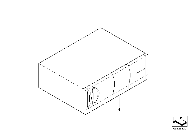 1999 BMW Z3 M CD Player / Changer Diagram