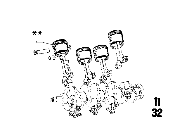 1971 BMW 2002tii Piston Diagram 2