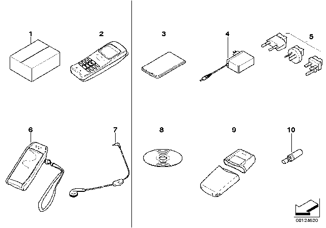 2002 BMW M3 Mobile Telephone Diagram 1