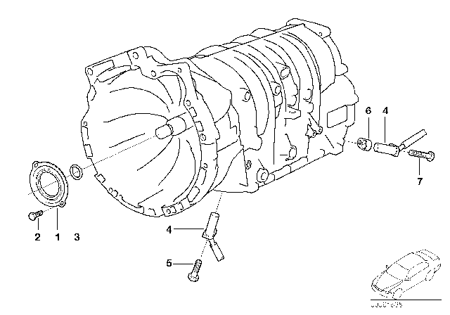 2001 BMW 325Ci Seals / Speed Sensor (A5S360R/390R) Diagram