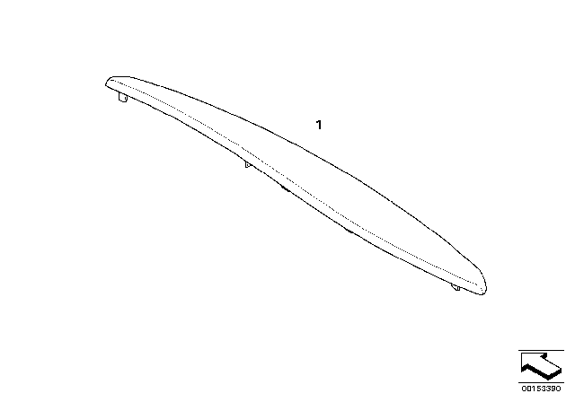 2010 BMW 328i Armrest, Rear Diagram