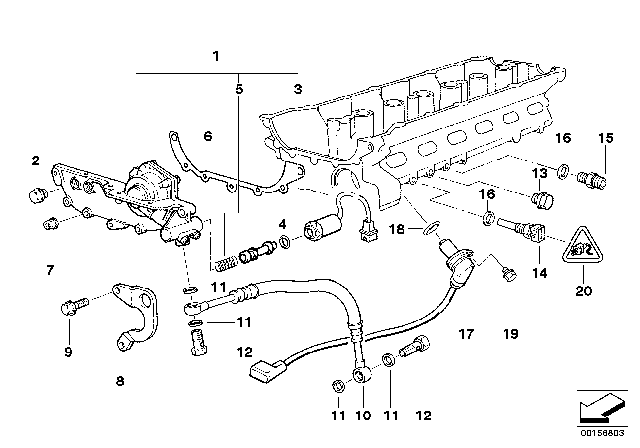 1997 BMW M3 Cylinder Head Vanos Diagram