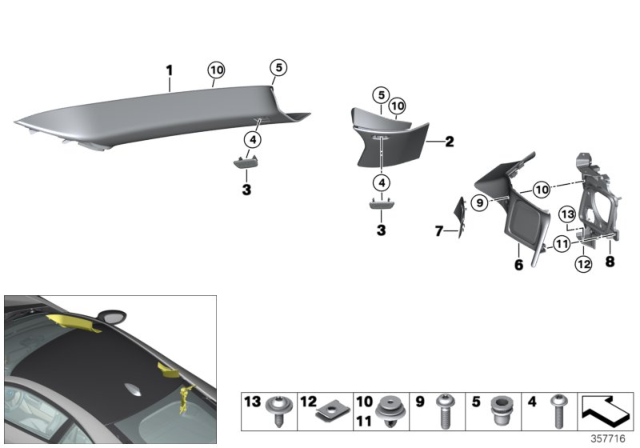 COVER COLUMN B RIGHT Diagram for 51437350806