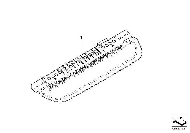 2006 BMW 525xi Third Stoplamp Diagram