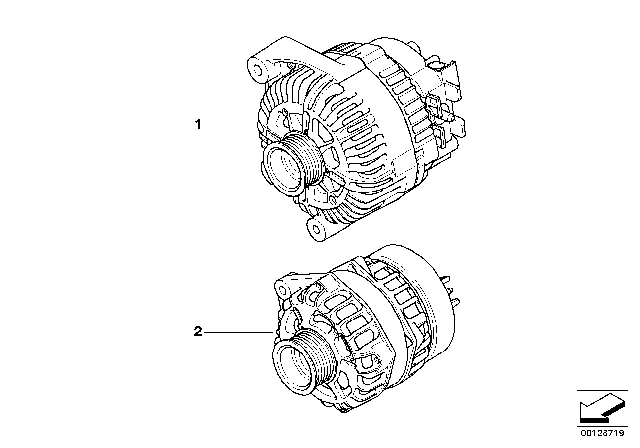 2009 BMW 650i Alternator Diagram