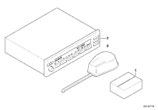 2003 BMW Z4 Radio Installation Kit Diagram