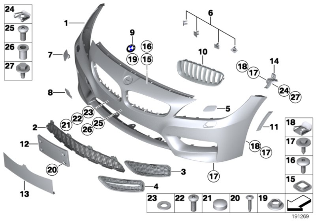2012 BMW Z4 Grid Lateral Right Diagram for 51117262830