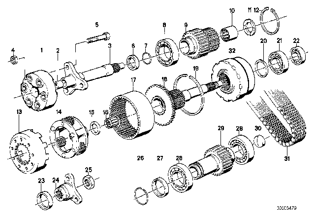 1991 BMW 325ix Transfer Box Diagram 2