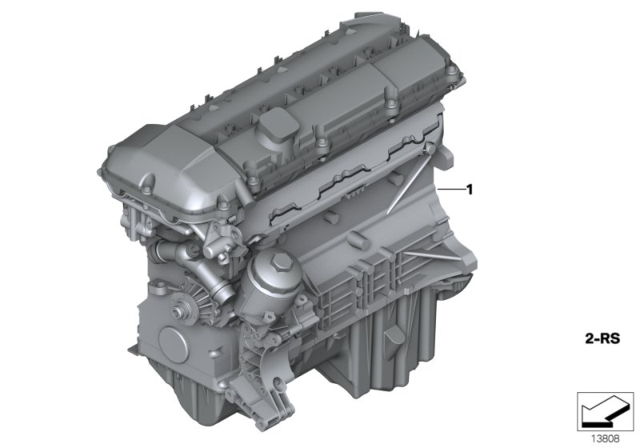 2005 BMW 325xi Short Engine Diagram
