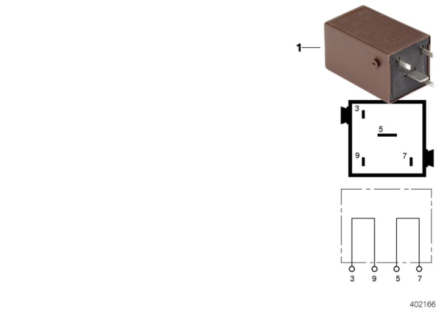 2001 BMW Z3 M Relay Jumper - Connecting Switch Diagram 1