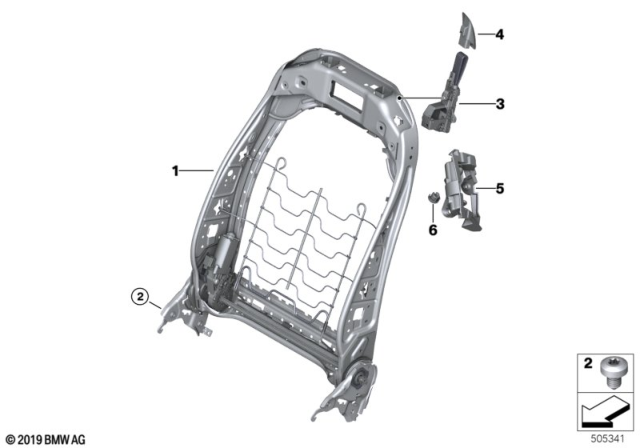 2020 BMW M850i xDrive COVER, RELEASE RIGHT Diagram for 52107443304