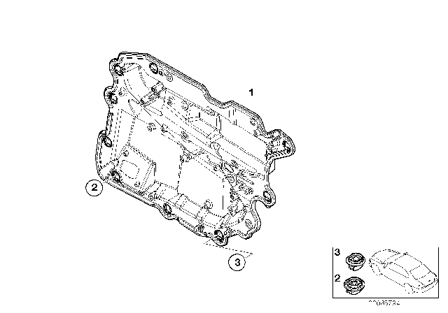 2002 BMW 745Li Carrier, Door Rear Left Diagram for 51427181069