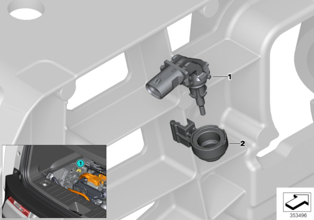 2018 BMW i3 Temperature Sensors Diagram