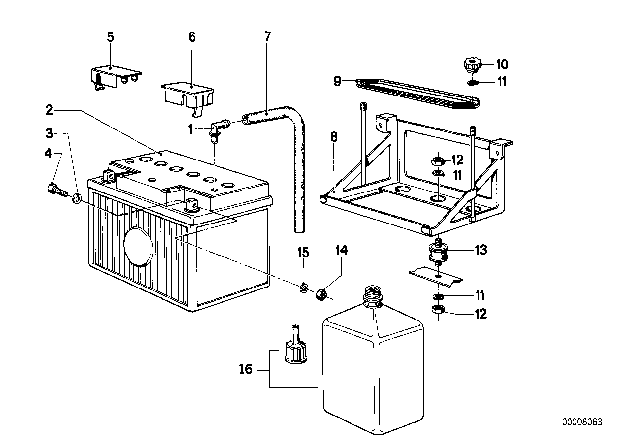 1961 BMW 700 Battery Diagram