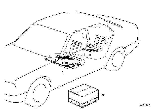1989 BMW 735iL Seat Heating Diagram