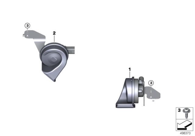 2019 BMW Z4 Horn Diagram